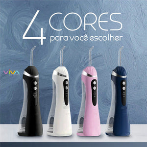O Irrigador Oral Super Premium Recarregável | Limpeza Profunda Onde a Escova e o Fio Dental Não Alcançam