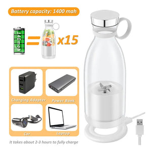 Botella Batidora Portátil Freshjuice + ENVIO GRATIS